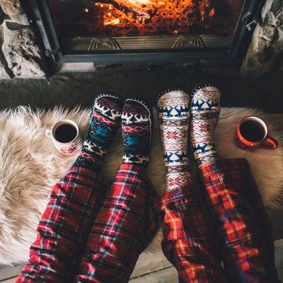 Cozy evening Smart house scenario.